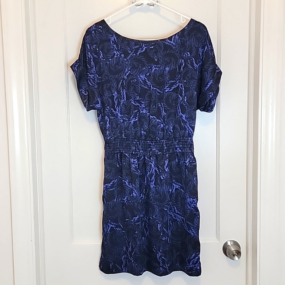 BCBGeneration Black and Blue Dress with Pockets-Size M